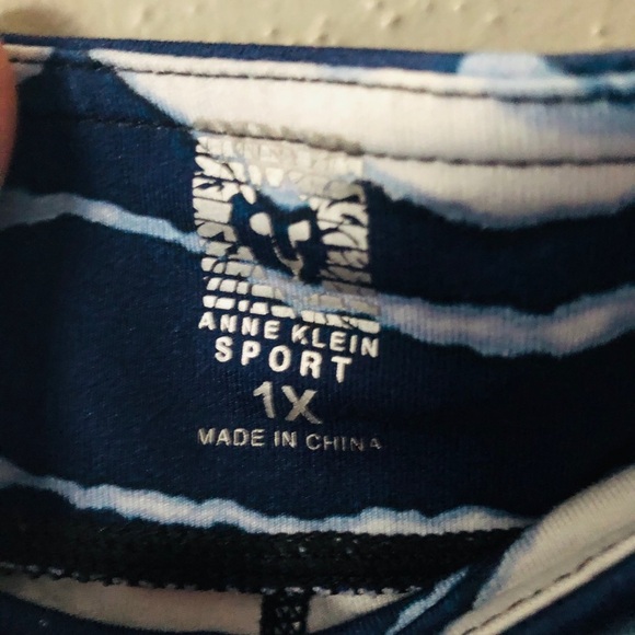 Ann Klein Sport capri athletic leggings size 1x - Picture 3 of 5